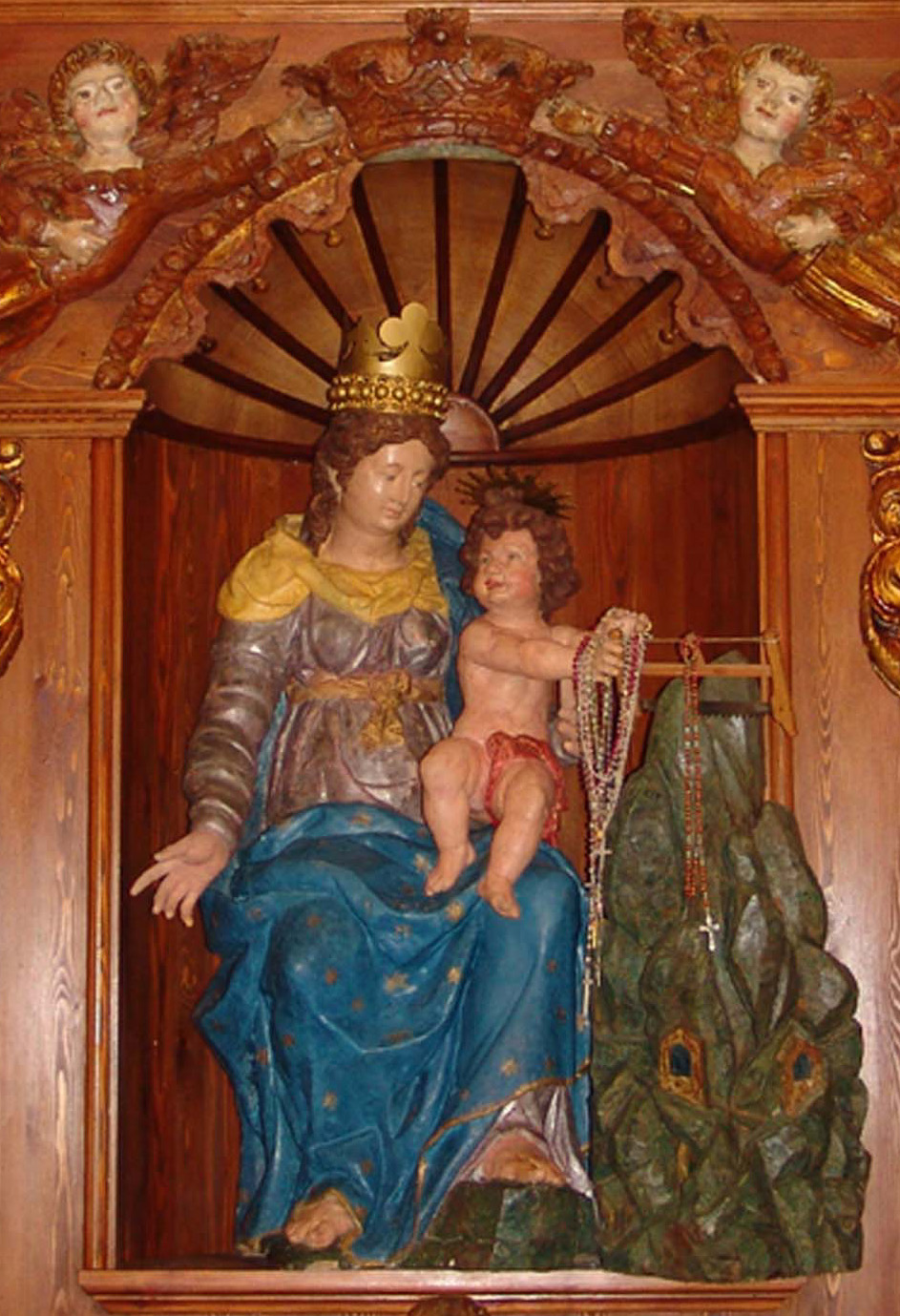 Simulacro della Madonna di Monserrato 